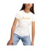 Camiseta Menina Puma Essentials+ Script Metallic G Branco/Dourado