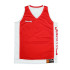 Camiseta Basquetebol Spalding Homem from Tanque reversível vermelho/branco