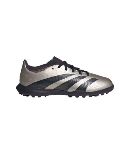 Futebol adidas Predator Infantil Liga TF Platina/Preto...