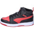 Sapatilhas Puma Rebound V6 Mid Preto para preto/vermelho