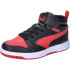 Sapatilhas Puma Rebound V6 Mid Preto para preto/vermelho