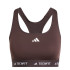 Sutiã esportivo Fitness adidas Mulher da Techfit Medium Support Castanho