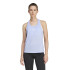 Camiseta adidas Top Mulher T-shirt de treino com a marca mínima Racerback Tank Azul