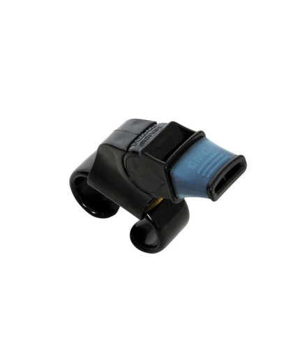 Apito futebol de Fox 40 Sonik Blast CMG Fingergrip Preto