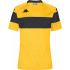 Camiseta Futebol Kappa Homem de Dareto Amarelo Preto
