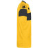 Camiseta Futebol Kappa Homem de Dareto Amarelo Preto