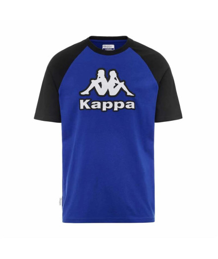 Camiseta Kappa Homem T-shirt Frus Azul Real/Preto