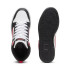 Sapatilhas Infantil Puma Rebound V6 Mid Preto/Branco/Vermelho