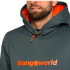 Moletom Trangoworld Homem Login Cinzento/Laranja