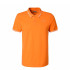 Polo Kappa Ezio Korporate Orange Popsicle Branco Homem