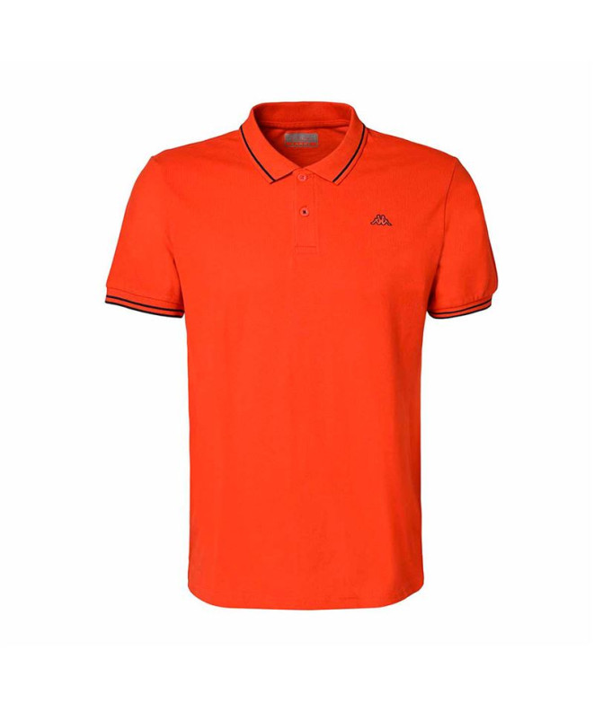 Polo Kappa Ezio Korporate Vermelho Médio Coral...