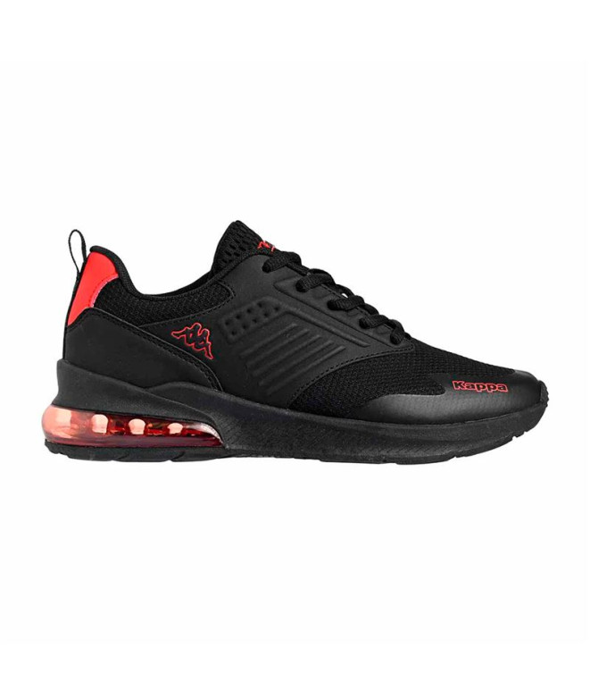 Sapatilhas Kappa Myagi Lace Preto Vermelho Mid...