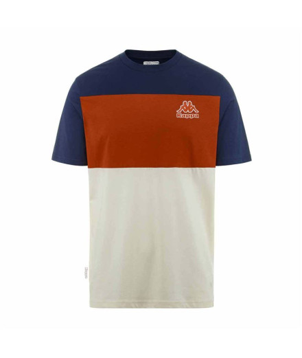 Camiseta Kappa Homem T-shirt Fizio Leite Branco/Creta...