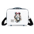 Necessaire Disney Adapt. Estojo de toucador em abs. Estilo Minnie Branco