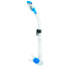 Tubo de mergulho Cressi Dry Infantil Transparente/Azul