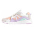 Sapatilhas Kappa Infantil London Lace branco/roxo/rosa