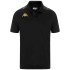 Polo Kappa Homem 4Futbol Ghiolo Preto/Cinza