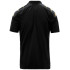 Polo Kappa Homem 4Futbol Ghiolo Preto/Cinza