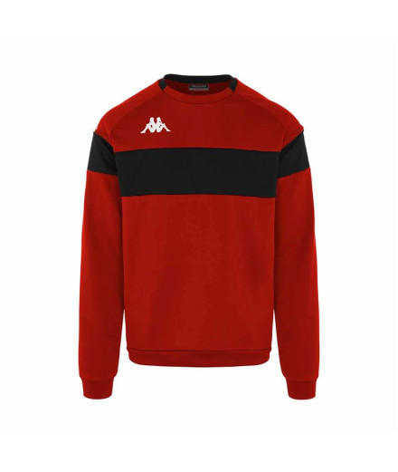 Moletom Kappa Dido Vermelho Preto Homem