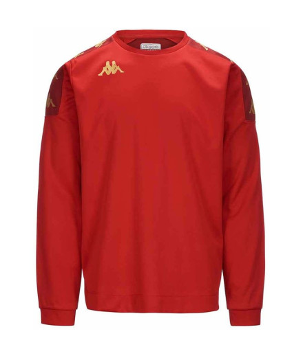 Moletom Fitness Kappa Homem Gaverno Vermelho/Vermelho Dk...