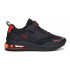 Sapatilhas Kappa Myagi Ev Preto Vermelho Mid Coral Infantil