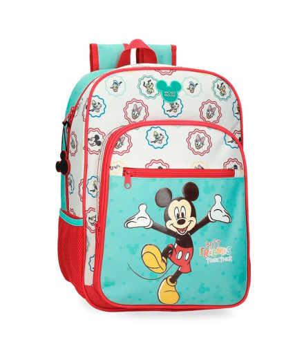 Mochila Mochila Disney 38Cm. Mickey Melhores Amigos...