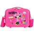 Necessaire Disney Adapt. Estojo de toucador em abs. Ícone da Minnie Rosa