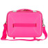 Necessaire Disney Adapt. Estojo de toucador em abs. Ícone da Minnie Rosa