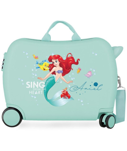 Mala Infantil Disney Abs Mala de viagem com rodas 4W.(2...