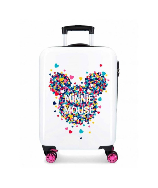 Trolley Disney Abs Mala 55Cm.4W.Minnie Corações...