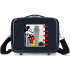Necessaire Disney Adapt. Estojo de toucador em abs. Mickey Itália Azul Marinho