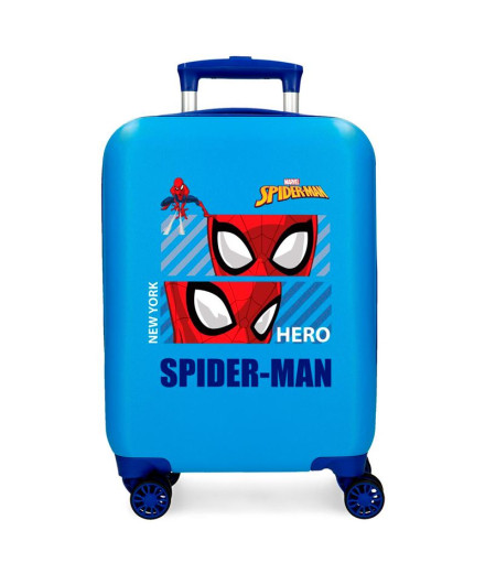 Trolley Marvel Abs 50 Cm.4R Spiderman Hero Azul