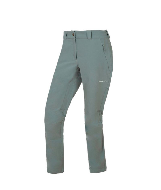 Calça Trangoworld Mulher Folha Verde Longa...