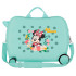 Mala Infantil Disney Abs Rolling 4W.(2 Multid.) Minnie Golden Days Azul