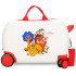 Mala Infantil Disney Abs Rolling 4W.(2 Multi.) 45Cm.Simba & Friends Branco