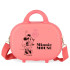 Necessaire Estojo de toucador Disney Abs. Disney 100 - Minnie Happiness Rosa Coral