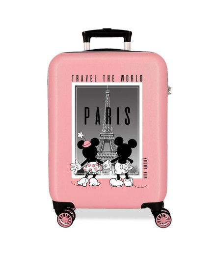Disney Abs Trolley Suitcase 55Cm.4W Minnie & Mickey Paris...