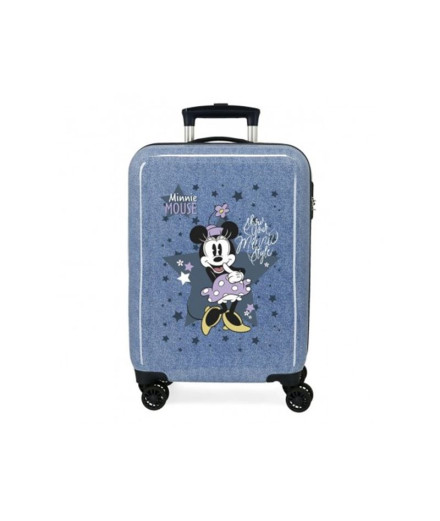 Trolley Disney Abs Mala 55Cm.4W Minnie Style Azul