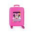 Trolley Disney Abs Mala 55Cm.4W. Minnie Geométrica Fucisa Rosa