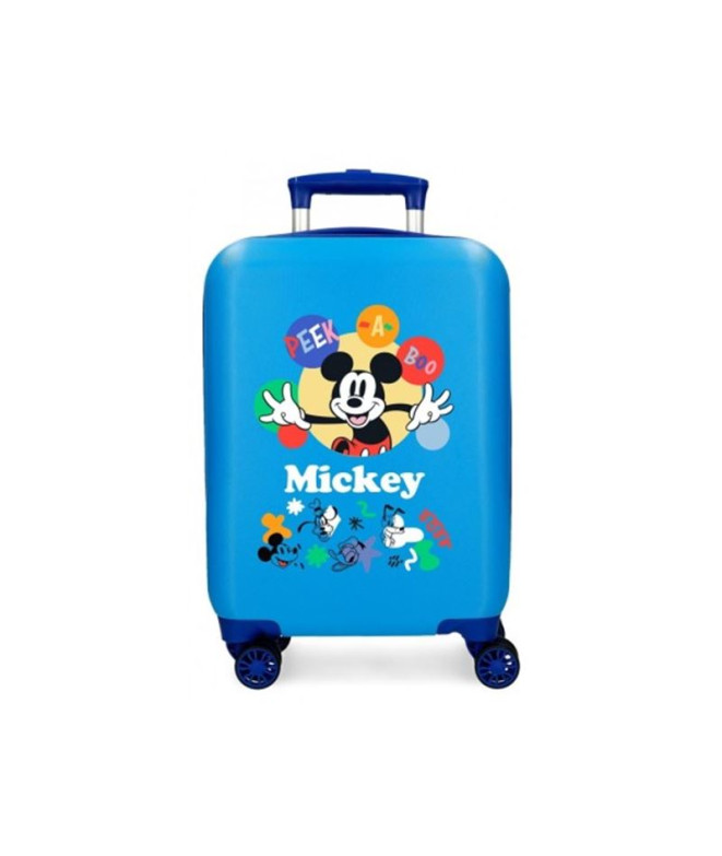 Trolley Disney Abs Mala 50 Cm.4R Mickey Peek A...