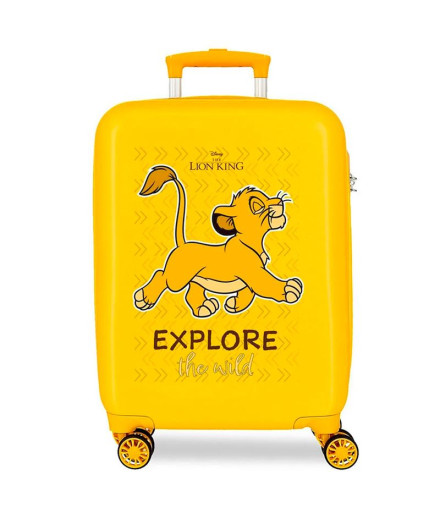 Trolley Disney Abs Mala 55Cm.4R. O Rei Leão Explorador...