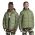 adidas Infantil Casaco Essentials 3 Band Padded Verde