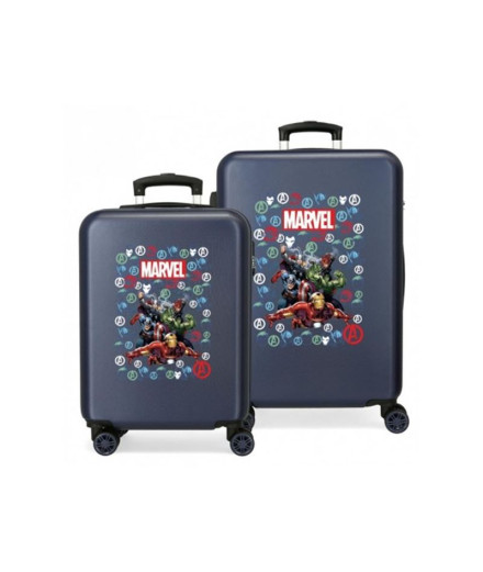Set 2/Trolley Marvel Abs 55-68Cm. 4R. Equipa Vingadores...