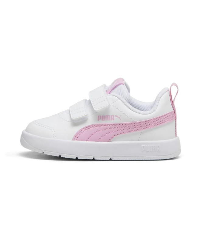 Sapatilhas Puma Courtflex V3 V Infantil Branco...