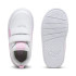 Sapatilhas Puma Courtflex V3 V Infantil Branco Rosa