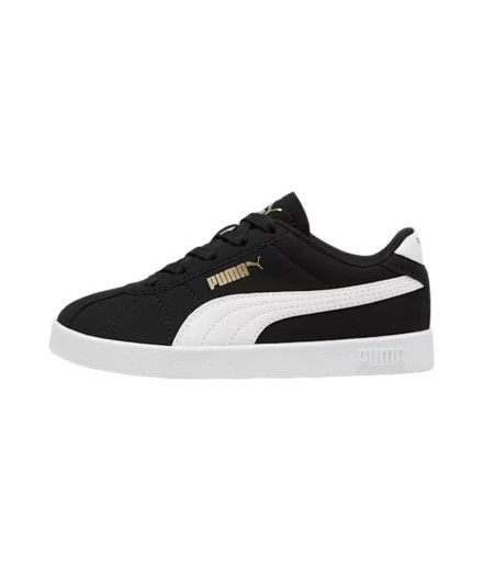 Sapatilhas Puma Club II Ps Infantil Preto/Dourado