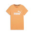 Camiseta Casual Mulher Puma Essentials Logo (S) Laranja