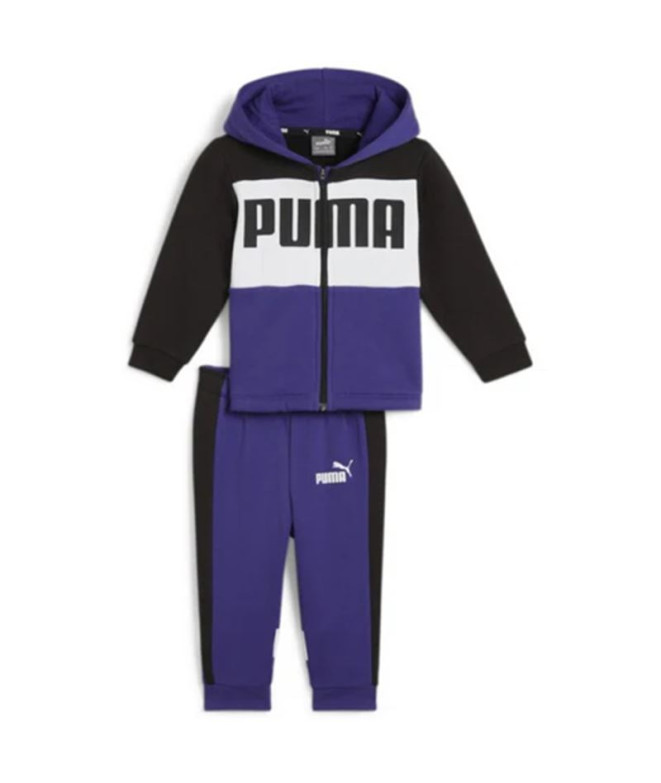 Calça Casual Infantil Puma Minicats Colorblock...