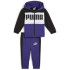 Calça Casual Infantil Puma Minicats Colorblock Jogger Fl Azul