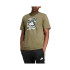 Camiseta adidas Homem Caixa Camo Verde Escuro